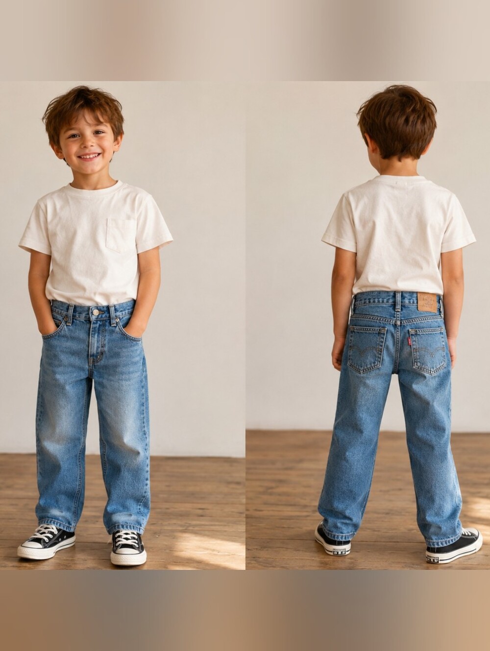 Levi's Vintage Blue Straight-Leg Jean Red Tab